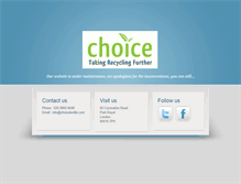 Tablet Screenshot of choicetextile.com